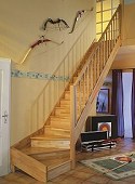 Holztreppe